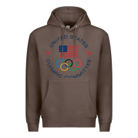 Coffee Olympic Rings Premium Hoodie - artisFamous