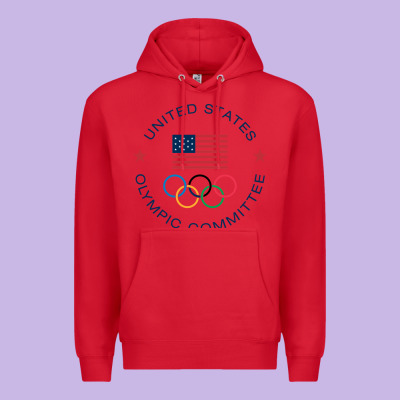 Olympic Rings Premium Hoodie Designed By Artisfamous