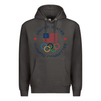 Smoke Olympic Rings Premium Hoodie - artisFamous