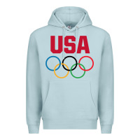 Blue Mist Olympic Rings Premium Hoodie - artisFamous