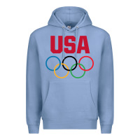 Colony Blue Olympic Rings Premium Hoodie - artisFamous