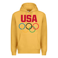 Mustard Olympic Rings Premium Hoodie - artisFamous