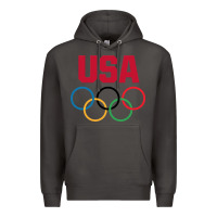Smoke Olympic Rings Premium Hoodie - artisFamous