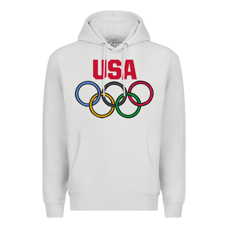 Olympic Rings Premium Hoodie by artisFamous | Teevron