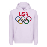 Lilac Olympic Rings Premium Hoodie - artisFamous