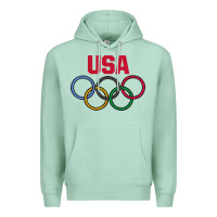 Seafoam Olympic Rings Premium Hoodie - artisFamous