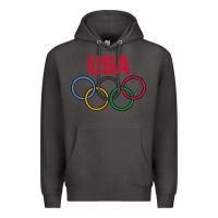 Smoke Olympic Rings Premium Hoodie - artisFamous