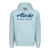Blue Mist Alaska Airlines Premium Hoodie - artisFamous