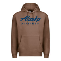 Chestnut Alaska Airlines Premium Hoodie - artisFamous