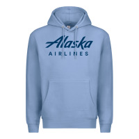 Colony Blue Alaska Airlines Premium Hoodie - artisFamous