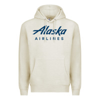 Oatmeal Heather Alaska Airlines Premium Hoodie - artisFamous