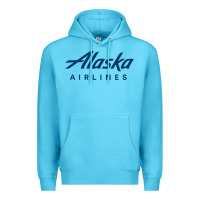 Ocean Blue Alaska Airlines Premium Hoodie - artisFamous