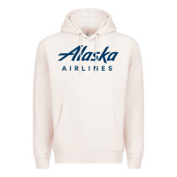 Pale Pink Alaska Airlines Premium Hoodie - artisFamous