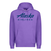 Purple Alaska Airlines Premium Hoodie - artisFamous