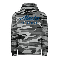 Slate Camo Alaska Airlines Premium Hoodie - artisFamous