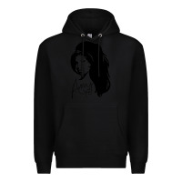 Black Amy Winehouse Premium Hoodie - artisFamous