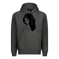 Charcoal Heather Amy Winehouse Premium Hoodie - artisFamous