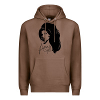 Chestnut Amy Winehouse Premium Hoodie - artisFamous