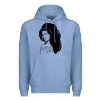 Colony Blue Amy Winehouse Premium Hoodie - artisFamous