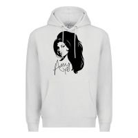 Dove Grey Amy Winehouse Premium Hoodie - artisFamous