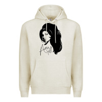 Oatmeal Heather Amy Winehouse Premium Hoodie - artisFamous