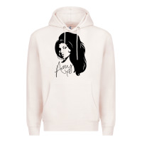 Pale Pink Amy Winehouse Premium Hoodie - artisFamous