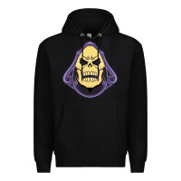 Black Vintage Skeletor Premium Hoodie - artisFamous