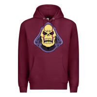 Burgundy Vintage Skeletor Premium Hoodie - artisFamous