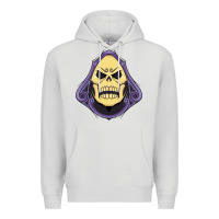 Dove Grey Vintage Skeletor Premium Hoodie - artisFamous