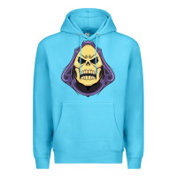 Ocean Blue Vintage Skeletor Premium Hoodie - artisFamous