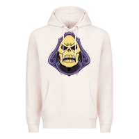 Pale Pink Vintage Skeletor Premium Hoodie - artisFamous