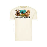 Vintage Arctic Peace Love Persian Cat Vintage Tee - LillyAllenDesigns