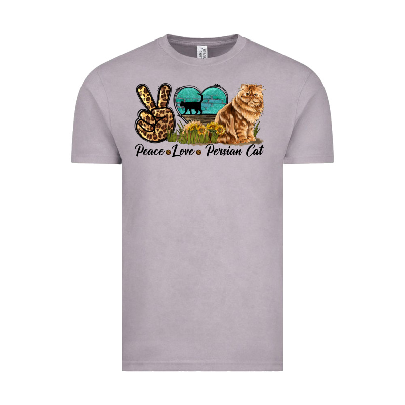 Peace Love Persian Cat Vintage Tee by LillyAllenDesigns | Teevron
