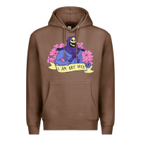 Chestnut Vintage Skeletor ı am not nice Premium Hoodie - artisFamous