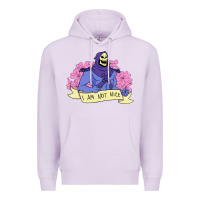 Lilac Vintage Skeletor ı am not nice Premium Hoodie - artisFamous