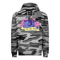 Slate Camo Vintage Skeletor ı am not nice Premium Hoodie - artisFamous