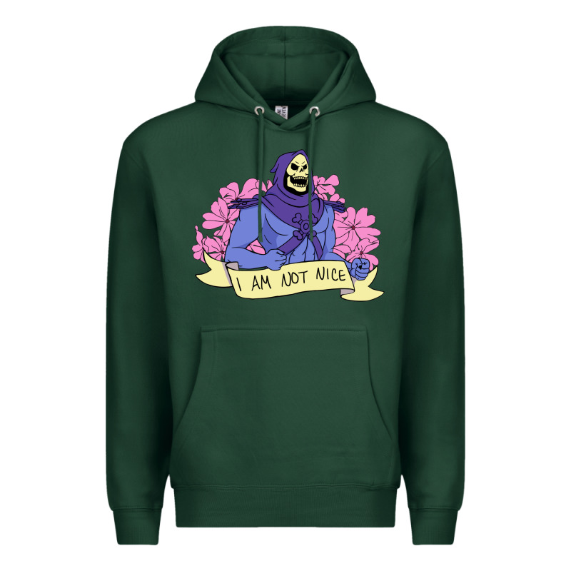 Vintage Skeletor ı Am Not Nice Premium Hoodie by artisFamous | Teevron