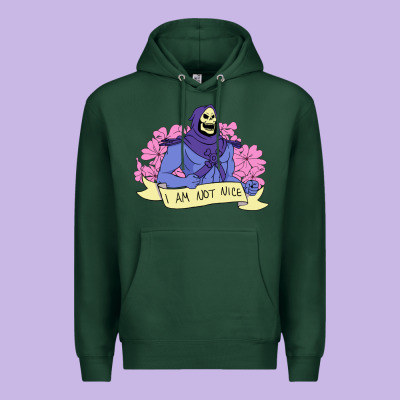 Vintage Skeletor ı Am Not Nice Premium Hoodie Designed By Artisfamous