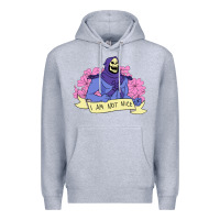 Heather Grey Vintage Skeletor ı am not nice Premium Hoodie - artisFamous