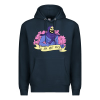 Navy Vintage Skeletor ı am not nice Premium Hoodie - artisFamous