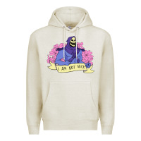 Oatmeal Heather Vintage Skeletor ı am not nice Premium Hoodie - artisFamous
