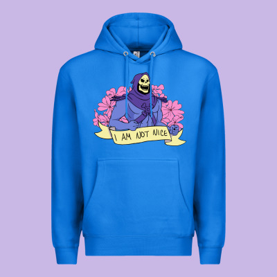 Vintage Skeletor ı Am Not Nice Premium Hoodie Designed By Artisfamous