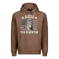 Chestnut Ben Drankin 4th of July Patriotic Funny T-Shirt Premium Hoodie - artisFamous