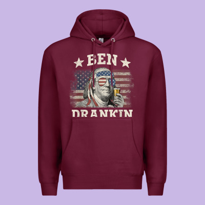 Ben Drankin 4th Of July Patriotic Funny T-shirt Premium Hoodie Designed By Artisfamous