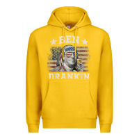 Lemon Ben Drankin 4th of July Patriotic Funny T-Shirt Premium Hoodie - artisFamous