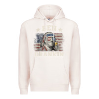 Pale Pink Ben Drankin 4th of July Patriotic Funny T-Shirt Premium Hoodie - artisFamous