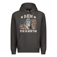 Smoke Ben Drankin 4th of July Patriotic Funny T-Shirt Premium Hoodie - artisFamous