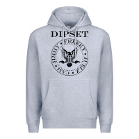 Heather Grey dipset diplomats Premium Hoodie - artisFamous
