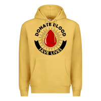 Antique Gold donate blood save lives blood donor Premium Hoodie - artisFamous