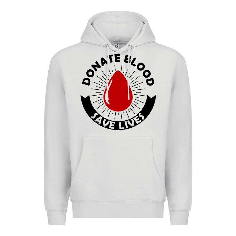 Donate Blood Save Lives Blood Donor Premium Hoodie by artisFamous | Teevron
